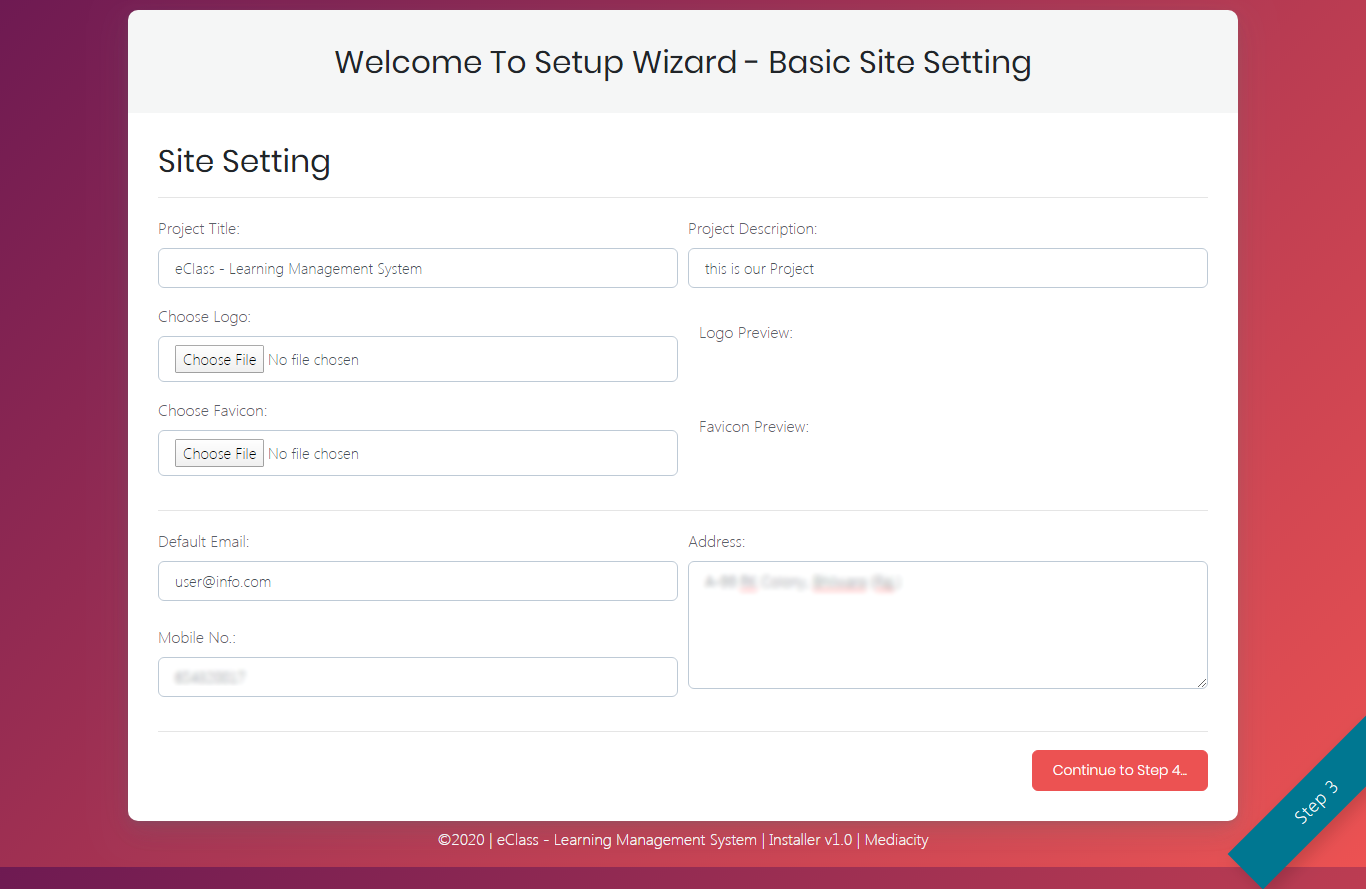 Site Setting